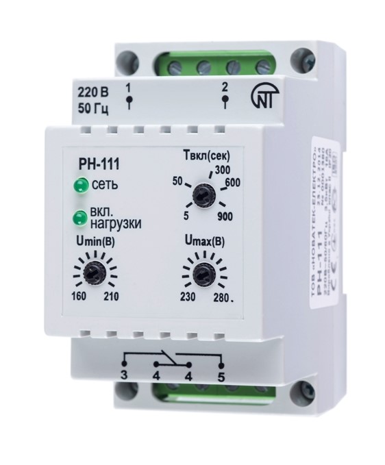 Реле напряжения Новатек РН-111 в интернет-магазине 220volt в Киеве:цена ...