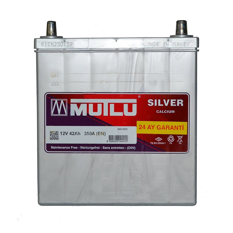 Аккумуляторная батарея Mutlu Silver Calcium 6СТ-42Ah JR+ 350A (EN) в ...