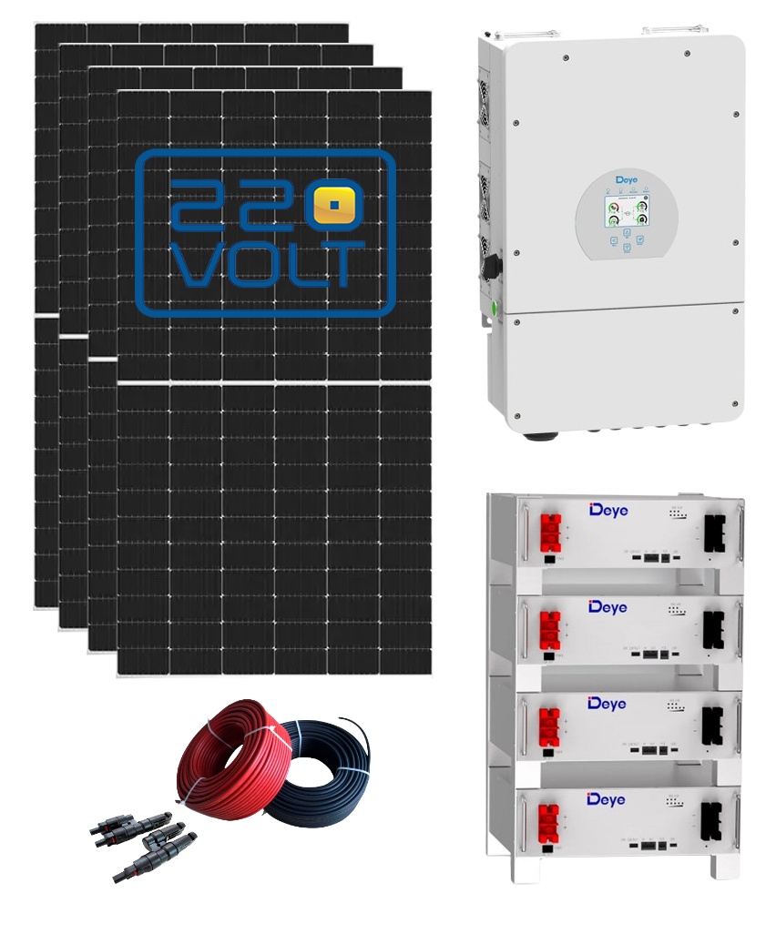Гибридная солнечная станция 5 кВт (Deye) в интернет-магазине 220volt в ...