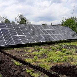 Мережева сонячна станція потужністю 40 кВт