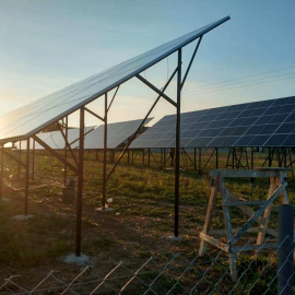 Сетевая солнечная станция мощностью 70 кВт