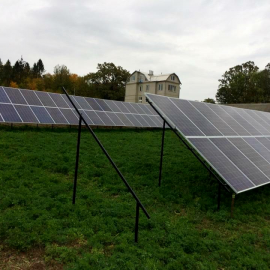 Сетевая солнечная станция мощностью 30 кВт