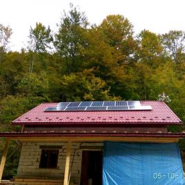 Автономная солнечная станция мощностью 4 кВт