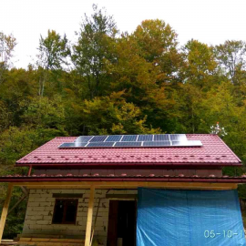 Автономная солнечная станция мощностью 4 кВт