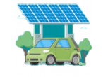 Солнечные зарядные станции для электромобилей
