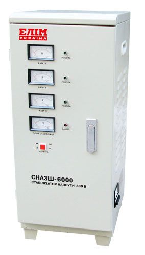 Стабилизатор напряжения Elim-Украина СНА3Ш-6000 - фото 1