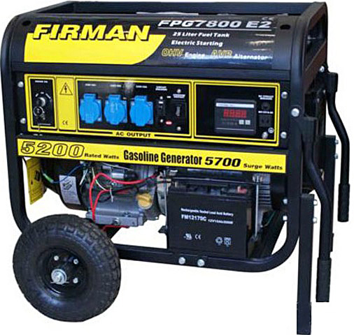Генератор бензиновый FIRMAN FPG 7800E2 - фото 1