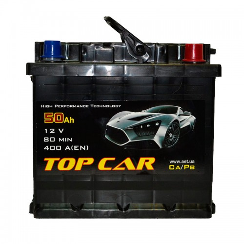 Аккумуляторная батарея TOP CAR Profi 6СТ-50Ah R+ 400A (EN)1 - фото 1