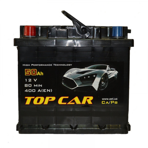 Аккумуляторная батарея TOP CAR Profi 6СТ-50Ah L+ 400A (EN) - фото 1