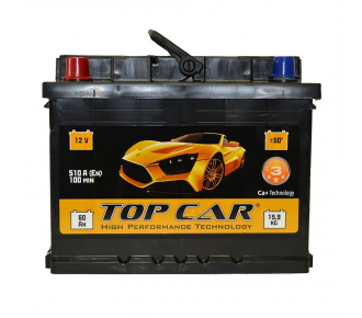 Аккумуляторная батарея TOP CAR Profi 6СТ-60Ah L+ 510A (EN)