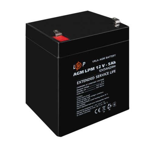 Аккумуляторная батарея LogicPower LPM 12V 5.0Ah - фото 4