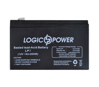 Акумуляторна батарея LogicPower LPM 12V 7Ah