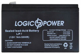 Аккумуляторная батарея LogicPower LPM 12V 7Ah - фото 1