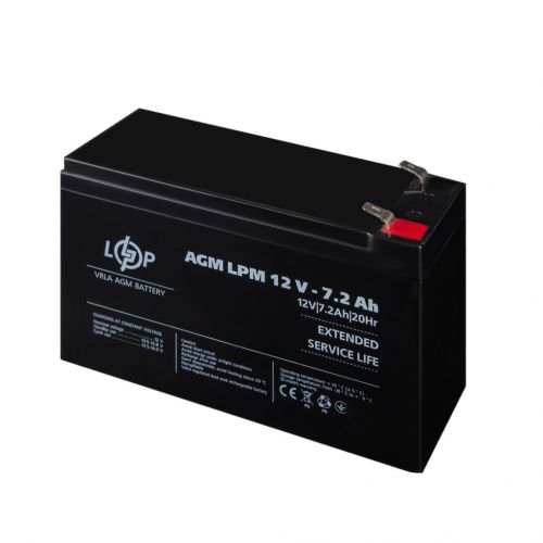 Аккумуляторная батарея LogicPower LPM 12V 7.2Ah - фото 3