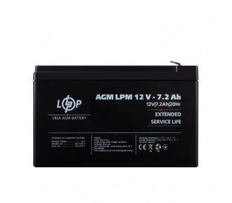 Акумуляторна батарея LogicPower LPM 12V 7.2Ah