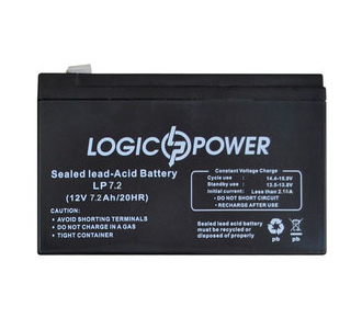 Акумуляторна батарея LogicPower LPM 12V 7.2Ah