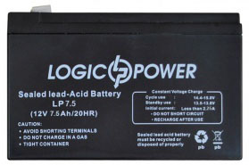 Аккумуляторная батарея LogicPower LPM 12V 7.5Ah - фото 1