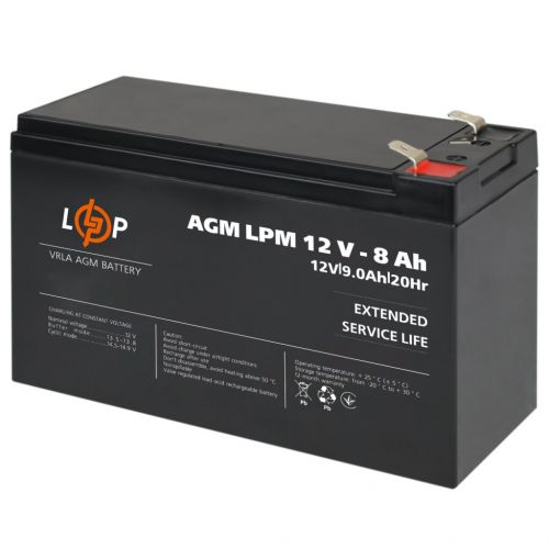 Аккумуляторная батарея LogicPower LPM 12V 8.0Ah - фото 4