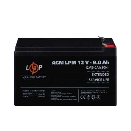 Аккумуляторная батарея LogicPower LPM 12V 9.0Ah - фото 3