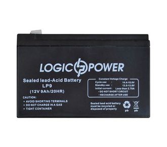 Акумуляторна батарея LogicPower LPM 12V 9.0Ah