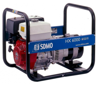 Генератор бензиновый SDMO HX 6000-S