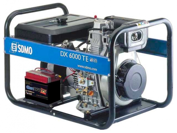 Генератор дизельний SDMO DX 6000 TE - фото 1