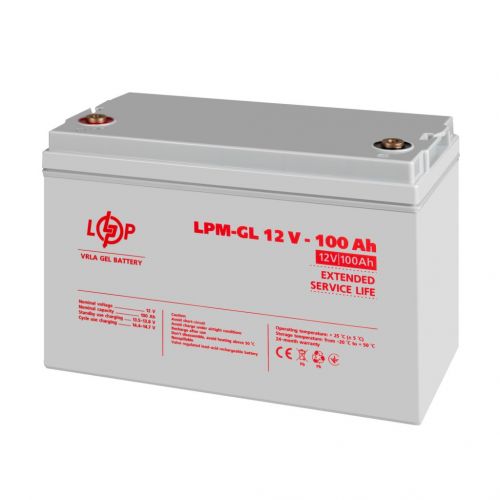 Аккумуляторная батарея LogicPower LPM-GL 12V 100AH - фото 3