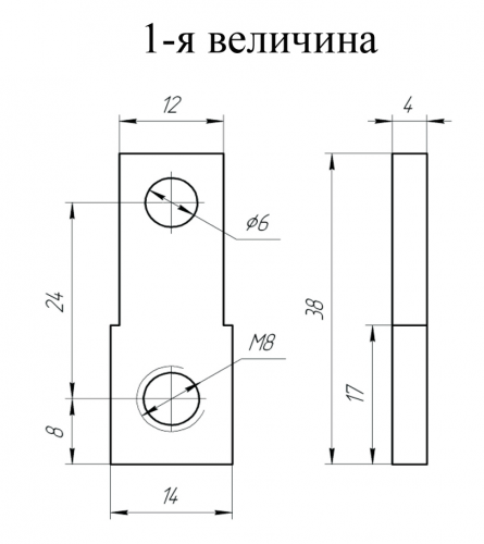 Шины переходные ПРОМФАКТОР КШП(3) 3/1 к АВ3001 (KSHP313) - фото 2