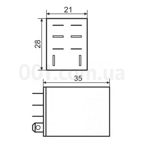 Реле промежуточное АсКо LY2 10А АС-220В (A0090070002) - фото 2