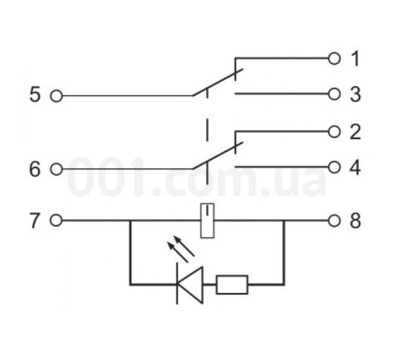 Реле промежуточное АсКо LY2 10А АС-220В (A0090070002) - фото 4