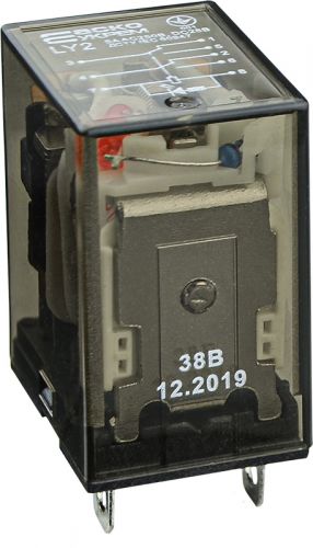 Реле промежуточное АсКо LY2 10А АС-220В (A0090070002) - фото 1