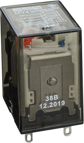 Реле промежуточное АсКо МY4 3А DC-24В IP40 (A0090010015) - фото 1