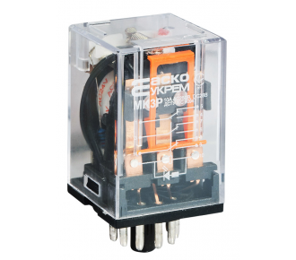 Реле промежуточное АсКо МК3P 10А AC-24В IP40 (A0090010004)