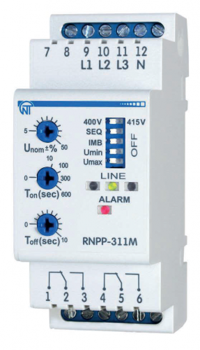 Реле напряжения Новатек RNPP-311М (NTRNP311M) - фото 1