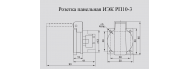 Розетка панельная ИЭК РП10-3 скрытая с защитной крышкой (PSR61-016-3) - фото 2