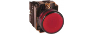 Сигнальная арматура АсКо XB2-BВ44 красная 220В - фото 1