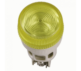 Лампа сигнальная ИЭК ENR-22 D22мм цилиндр белый неон 240В (BLS40-ENR-K01)