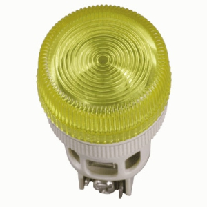 Лампа сигнальная ИЭК ENR-22 D22мм цилиндр зеленый неон 240В (BLS40-ENR-K06) - фото 1