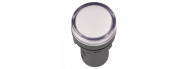 Лампа ІЕК AD16DS (LED) D16мм синя матриця 12В AC / DC - фото 1