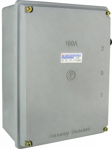 Рубильник перекидний АсКо QS5-100P / 4 100А 1-0-2 IP54 - фото 4
