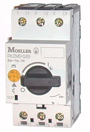Автоматический выключатель Eaton (Moeller) PKZM0-0,63 (072733) - фото 1