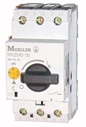 Автоматический выключатель Eaton (Moeller) PKZM0-1,6 (072735) - фото 1