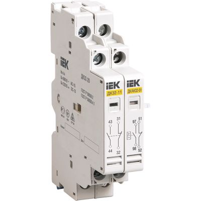 Дополнительный контакт ИЭК ДК32-20 2р+0 (DMS11D-AU20) - фото 1