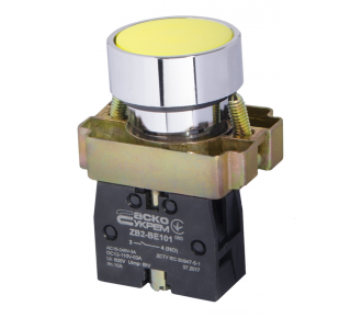 Кнопка "Старт" АсКо XB2-BA51 1р потайна жовта (A0140010029)