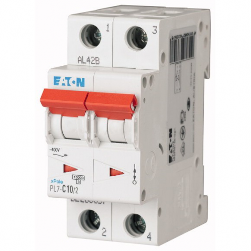 Автоматический выключатель Eaton (Moeller) PL7-D10/2 (263369) - фото 1