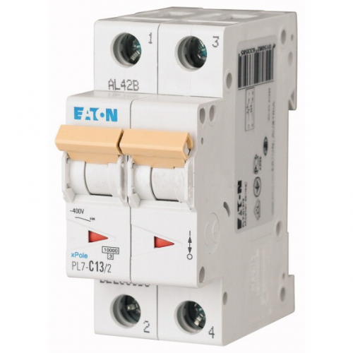 Автоматический выключатель Eaton (Moeller) PL7-D13/2 (263380) - фото 1