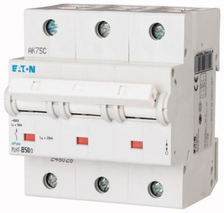 Автоматический выключатель Eaton (Moeller) PLHT-D50/3 (248046) - фото 1