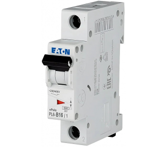 Автоматический выключатель Eaton (Moeller) PL6-B16/1 (286521)