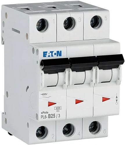 Автоматический выключатель Eaton (Moeller) PL6-B25/3 (286591) - фото 7