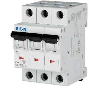 Автоматический выключатель Eaton (Moeller) PL6-B25/3 (286591) Автоматический выключатель Eaton (Moeller) PL6-B25/3 (286591)